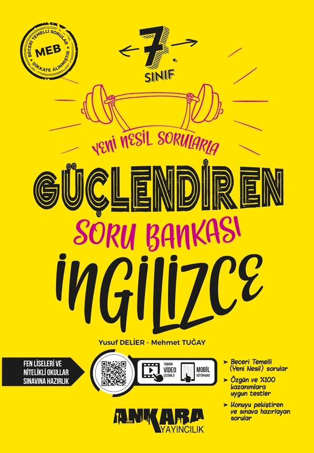 7.%20Sınıf%20İngilizce%20Güçlendiren%20Soru%20Bankası%20Ankara%20Yayıncılık