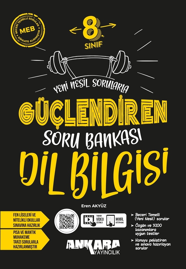 8.%20Sınıf%20Dil%20Bilgisi%20Güçlendiren%20Soru%20Bankası%20Ankara%20Yayıncılık