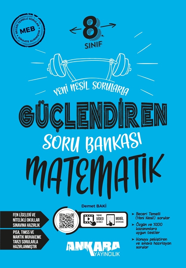 8.%20Sınıf%20Matematik%20Güçlendiren%20Soru%20Bankası%20Ankara%20Yayıncılık