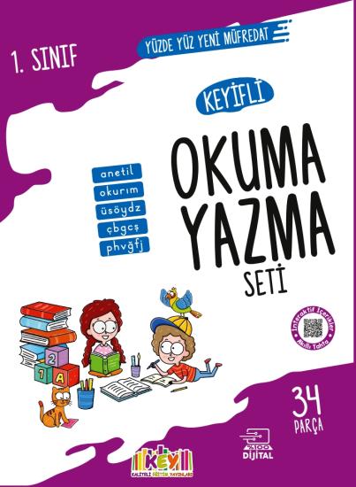 1. Sınıf Keyifli Okuma Yazma Seti Key Yayınları