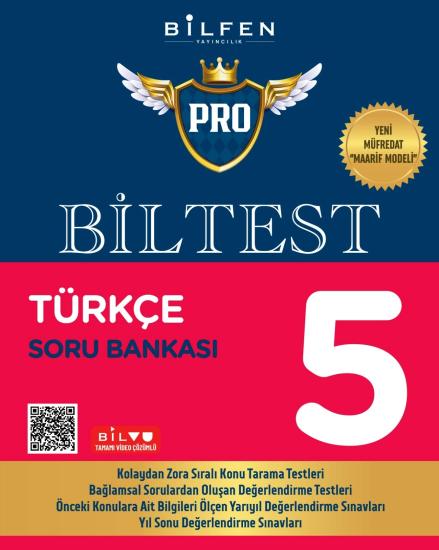 5. Sınıf Biltest Pro Türkçe Soru Bankası Bilfen Yayıncılık