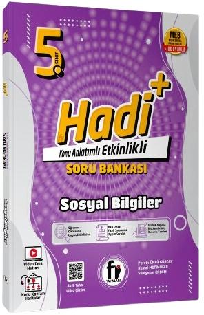 5. Sınıf Hadi Sosyal Bilgiler Konu Anlatımlı Etkinlikli Soru Bankası Fi Yayınları