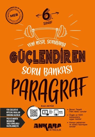 6. Sınıf Paragraf Güçlendiren Soru Bankası Ankara Yayıncılık