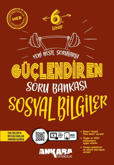 6. Sınıf Sosyal Bilgiler Güçlendiren Soru Bankası Ankara Yayıncılık