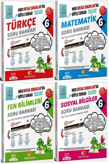 6. Sınıf Soru Bankası Seti Sinan Kuzucu Yayınları