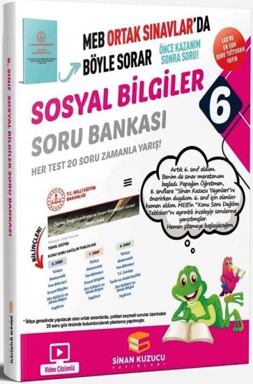 6. Sınıf Sosyal Bilgiler Soru Bankası Sinan Kuzucu Yayınları