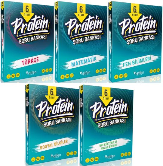 6. Sınıf Protein Soru Bankaları Netfen Yayınları