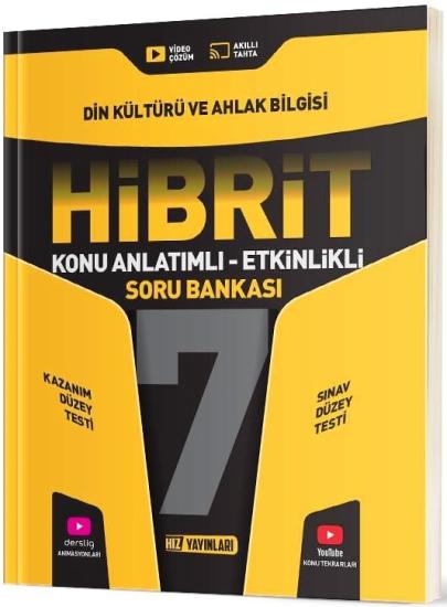 7. Sınıf Hibrit Din Kültürü ve Ahlak Bilgisi Soru Bankası Hız Yayınları