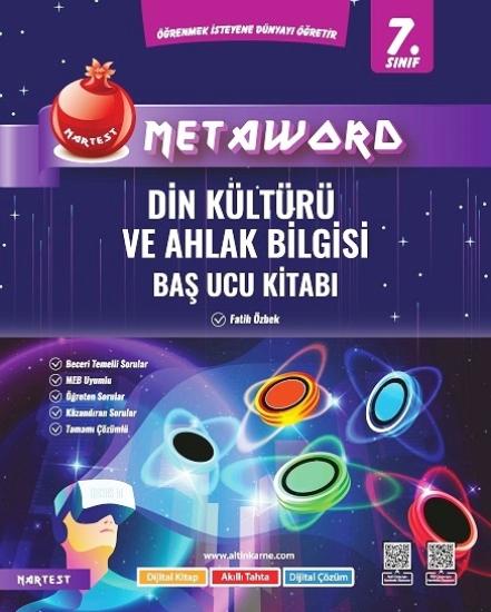 7. Sınıf Metaword Din Kültürü ve Ahlak Bilgisi Baş Ucu Kitabı Nartest Yayınevi