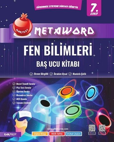 7. Sınıf Metaword Fen Bilimleri Baş Ucu Kitabı Nartest Yayınevi