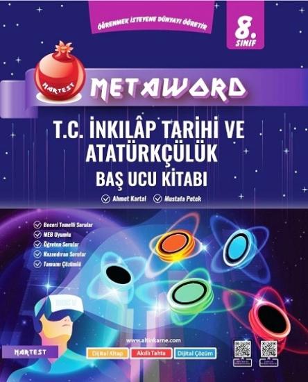 8. Sınıf Metaword T.C. İnkılap Tairihi ve Atatürkçülük Baş Ucu Kitabı Nartest Yayınevi