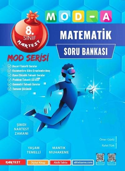 8. Sınıf Mod-A Matematik Soru Bankası Orta Nartest Yayınevi