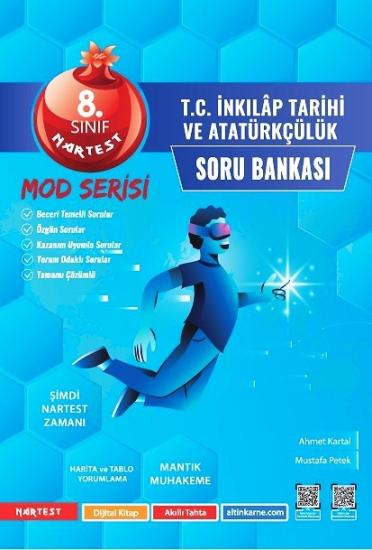 8. Sınıf Mod T.C. İnkılap Tarihi ve Atatürkçülük Soru Bankası Nartest Yayınevi