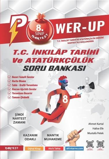 8. Sınıf Power-Up T.C. İnkılap Tarihi ve Atatürkçülük Soru Bankası Nartest Yayınevi