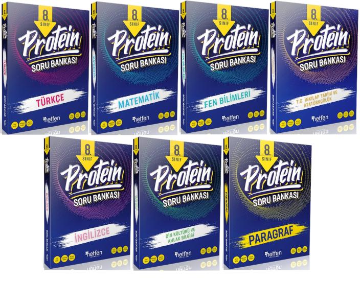 8. Sınıf Protein Soru Bankaları Netfen Yayınları