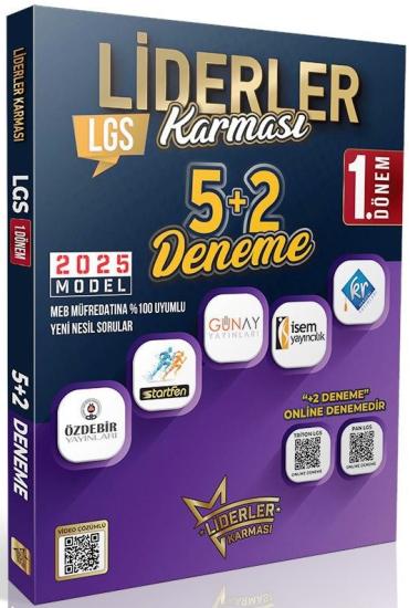 Liderler Karması 2025 Model LGS 1.Dönem 5+2 Deneme Seti