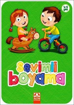 Sevimli Boyama Yeşil 4-5 Yaş