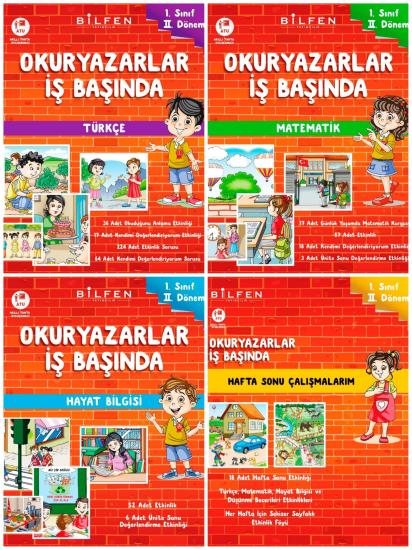 1. Sınıf Okuryazarlar İş Başında 2. Dönem Seti Bilfen Yayıncılık